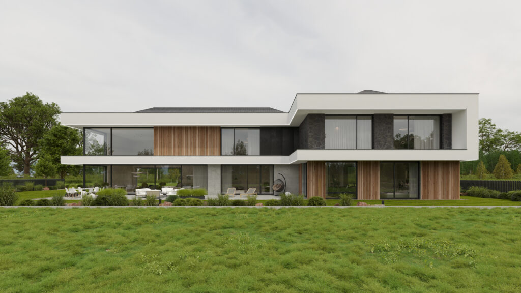 House with a hidden roof – realizacja KONZEPT